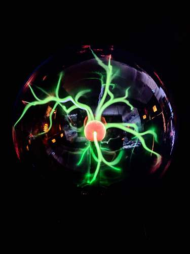 1140 w monroe st turned-on green plasma ball chicago